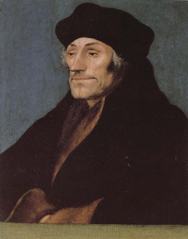Hans Holbein The portrait of Erasmus of Rotterdam oil painting image